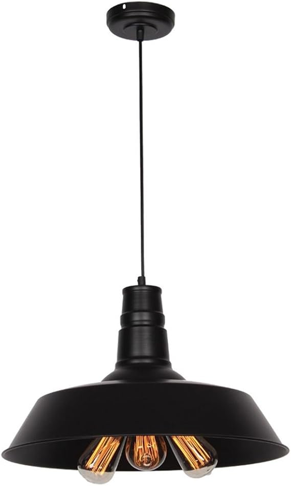 Dmmss Modern Black Metal Shade With Kitchen Dining Room Pendant
