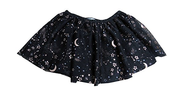 Galaxy-Print Tutu with Tulle Skirt 