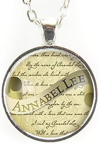 Annabel Lee Necklace, Edgar Allan Poe Gothic Jewelry, Macabre Pendant, Gift Ideas For Women