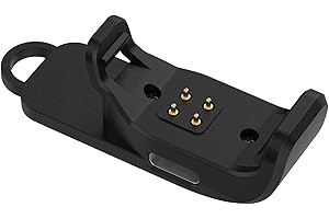 RuenTech Replacment Charging Clip Converter for Garmin TT25/T20 GPS Dog Collar, Charger Dock Clip No Cable Support Original Cable and Type-C Charging.
