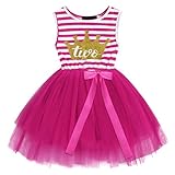Newborn Baby Girls 1st 2nd 3rd Birthday Striped