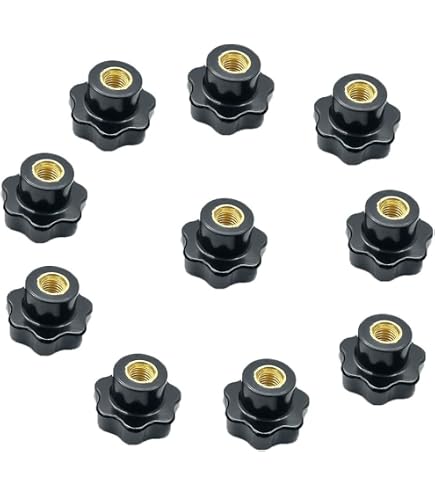 Machine Thread Knob M8 Female Thread Machine Handle 30mm Diameter Thermoset Othmro M8 ...
