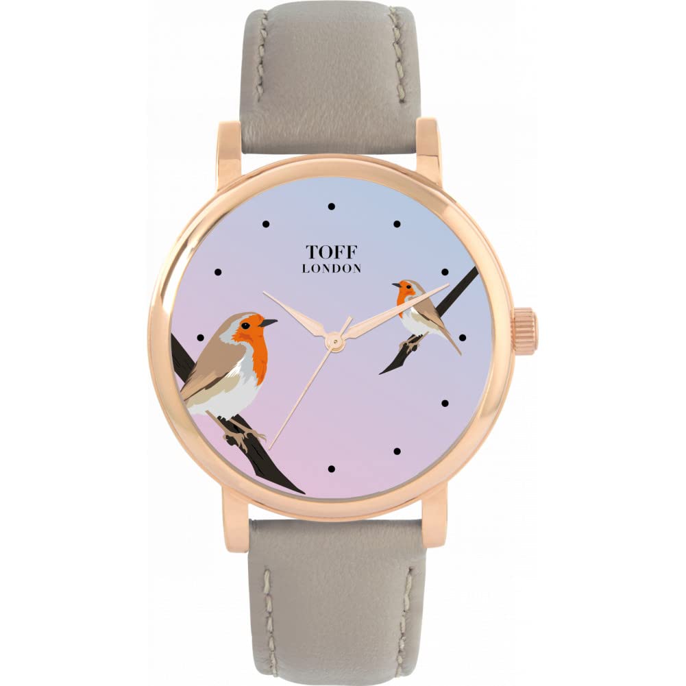 Toff London Ladies Robins Bird Watch