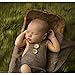 Zeroest Baby Photography Props Boy Girl Photo Shoot Outfits Newborn Crochet Costume Infant Knitted Clothes Mohair Outfit (Brown)