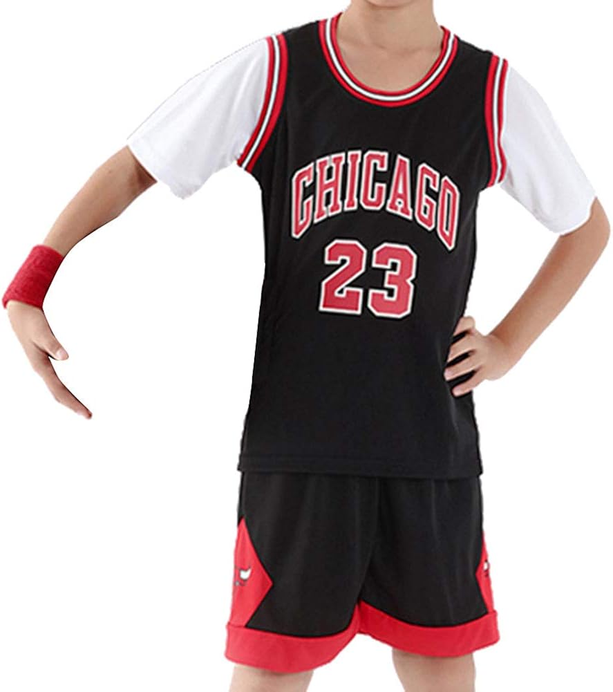 GAOZI Kleine Jungen erSet Basketball Trikot 23 Jordan