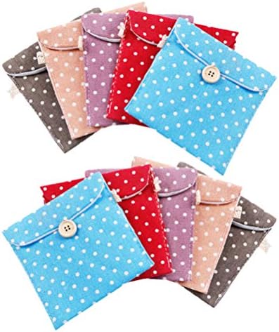 SUPVOX Tote Insert Organizer 10pcs Sanitary Napkin Pad Bag