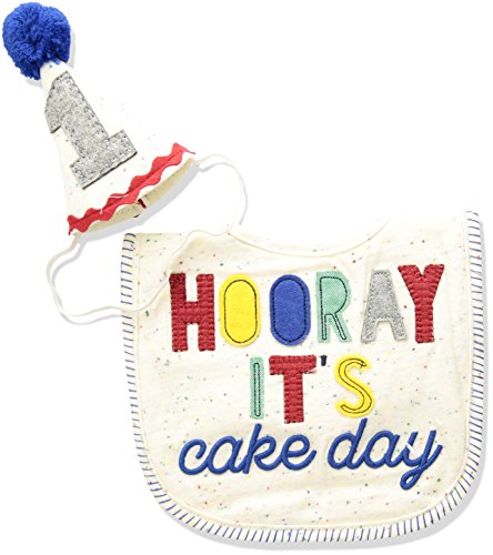 Mud Pie Baby Boys First Birthday Cake Smashing Set, Multi, One Size