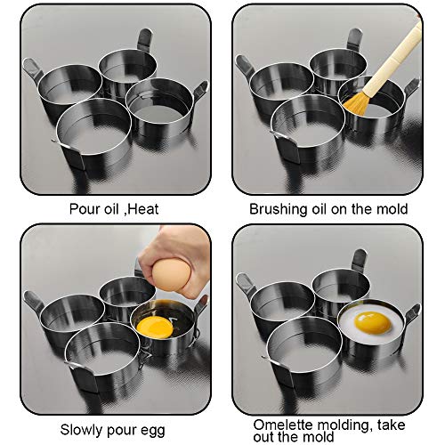 3 Stainless+Omelet+Cooking+Pancake+Kitchen