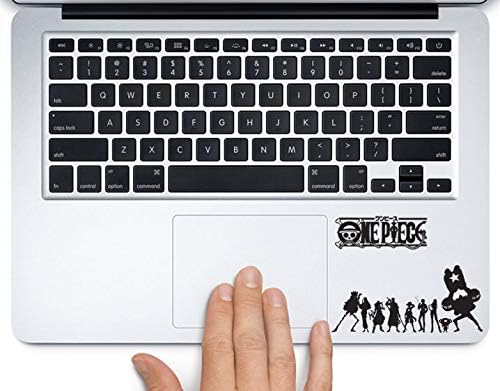 One Piece Set Printed Trackpad Clear Vinyl Decal Sticker Compatible with Apple MacBook Pro Air 11" 12" 13" 15" All Years Laptop Keyboard (New 15” MacBook Pro)