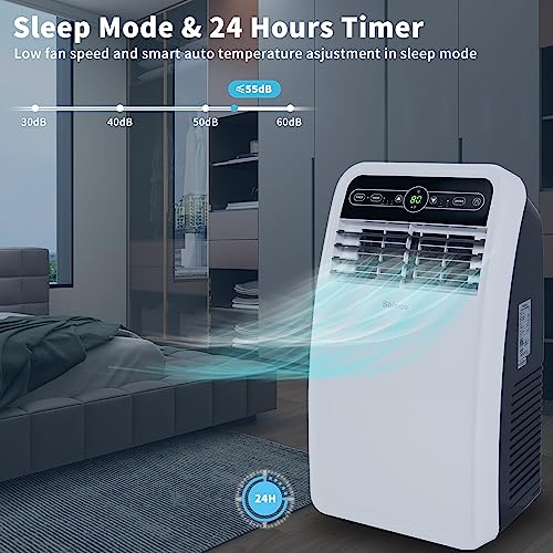 Shinco 8,000 BTU Portable Air Conditioner, Portable AC Unit with Built