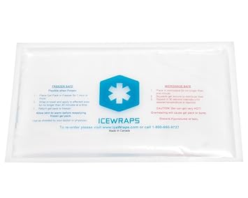 IceWraps Paquete del gel Pack reutilizable para microondas ...