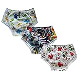 3-pack Potty Training Underwear Pants for Toddler / Bamboo Inner (Farm)
