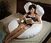 Moonlight Slumber Comfort-U Body Pillow + Navy Plush Pillowcase Cover (Full Size)