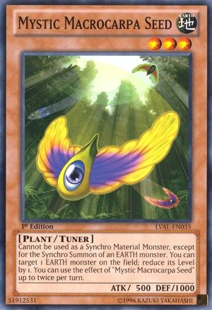 Yu-Gi-Oh! - Mystic Macrocarpa Seed (LVAL-EN035) - Legacy of the Valiant - Unlimited Edition - Common