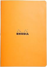Rhodiah Rhodia 119164C Orange Piqué Notebook A4 96p Squared 5mm view 2