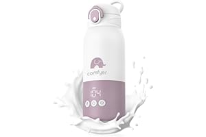 comfyer BW01 Portable Milk Warmer for Travel, Portable Bottle Warmer with Fast Heating & Long Battery Life, Instant Breast Mi