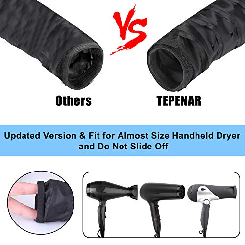 TEPENAR Hair Dryer Attachment, Upgraded Soft Adjustable Large