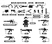 Army Men Minifigures Special Forces Brick Army Men Set of 16 Minifigures Toys Military Army Men Toys War Soldiers Action Figures Tank Motorcycle Plastic Gift Set Weapons Toy Soldier (City Police)