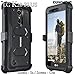 COVRWARE AEGIS Series CASE LG K20 Plus / K20 V/Harmony/Grace 4G, Built-in [Screen Protector] Heavy Duty Full-Body Rugged Holster Armor Case [Belt Swivel Clip][Kickstand], Black