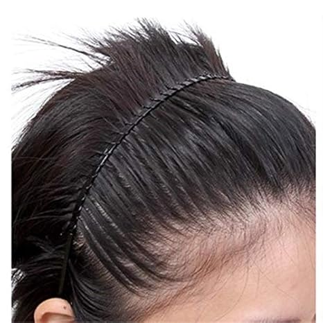 Buy Kewholesale Metal Hair Hoop Black Wave Headbrand Sport Hair