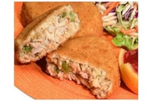 CUISINE INNOVATIONS New Wave Kaptains Ketch Breaded Deviled Crab Cake, 3 Ounce -- 32 per case.