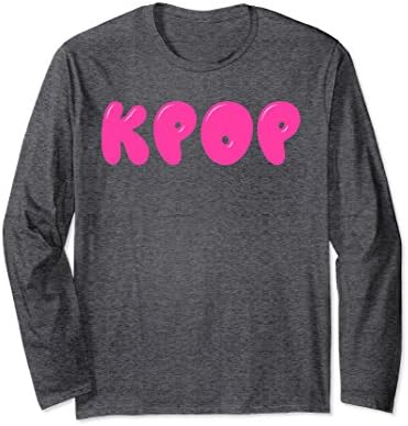 Unisex Kpop Sweatshirt Korean Pop Music Girls Pink Print Fashion XL: Dark Heather