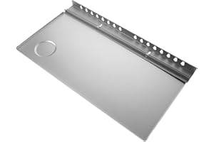 DIYEAH Detachable Easel Tray Attachment for Oil Painting Supplies Large Aluminum Alloy Tray with Height