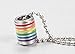 Unisex Stainless Steel Tag Rainbow Pendant Gay & Lesbian LGBT Necklace Pride Jewelry Gay Pride Accessories Pride Parade