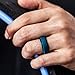 ThunderFit Silicone Men’s Wedding Rings, 10mm Wide 2.5mm Thick Rubber Wedding Bands-Variety Multipack 1-7