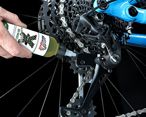 RocRide Performance Bike Lubes - Dry Lube, Wet Lube, All-Purpose and Eco Friendly Bicycle Chain Lubricant. (2-Pack, ECO-X ECO Friendly)