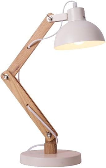 Desk Lamp Simple Desk Lamp Home Creative Desk Lamp Wood Reading Led Lamp Bedroom Bedside Decoration Desk Lamp Color White Amazon Co Uk Lighting