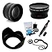 52mm Essential Lens Kit for Select Pentax Digital Cameras. Bundle Includes: 2X Telephoto Lens, 0.45x HD Wide Angle Lens with Macro, Flower Tulip Lens Hood, and UltraPro Accessory Set