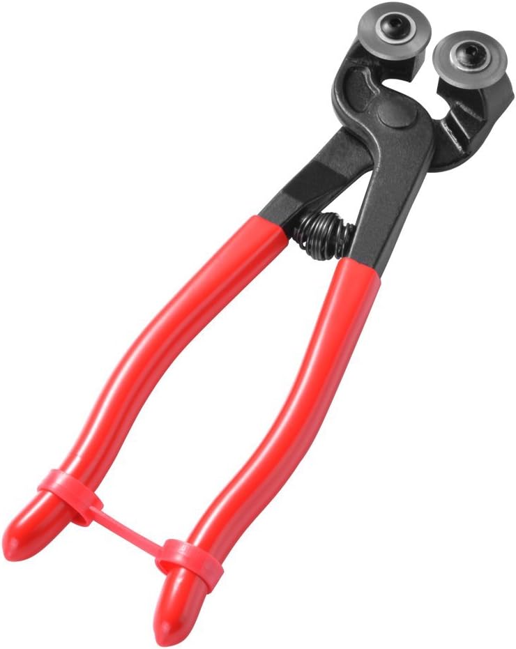 Heavy Duty Glass Mosaic Titanium Wheel Tile Nippers,Professional 8