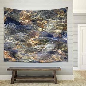 The Texture of The Water Surface - Fabric Wall Tapestry Home Decor - 51x60 inches
