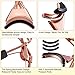 Bling Beauty Best Eyelash Curlers, with False Eye Lash Applicator Extension Tweezers, Advanced Silicone Pressure Refill Replacement Pads & Fits All Eye Shapes Get The Perfect Curl - Golden Set