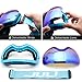 Juli Ski Goggles,Winter Snow Sports Snowboard Goggles with Anti-Fog UV Protection Interchangeable Spherical Dual Lens for Men Women & Youth Snowmobile Skiing Skating Blue
