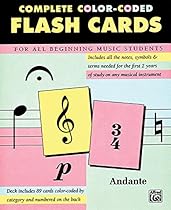 Complete Color Coded Flash Cards for All Beginning Music Students Complete Color Coded Flash Cards for All Beginning Music Students