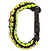 Zombie Paracord Bracelet - Biohazard (Survival Kit Series) Emergency Gear for Hiking, Camping, Climbing and other Outdoor Sports or Just Fun (Fire Starter and Safety Whistle)