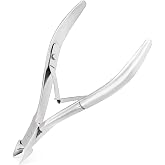 Professional Cuticle Trimmer Cuticle Nippers,Pedicure Nail Care Tool | Cuticle Cutter, Cuticle Clippers, Cuticle Remover, Pedicure Manicure Tools, Double Spring,Nail Care Tool,Silver