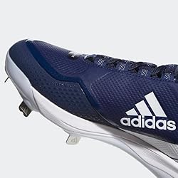 adidas Men's Icon 7 Baseball Shoe, White/Team Navy