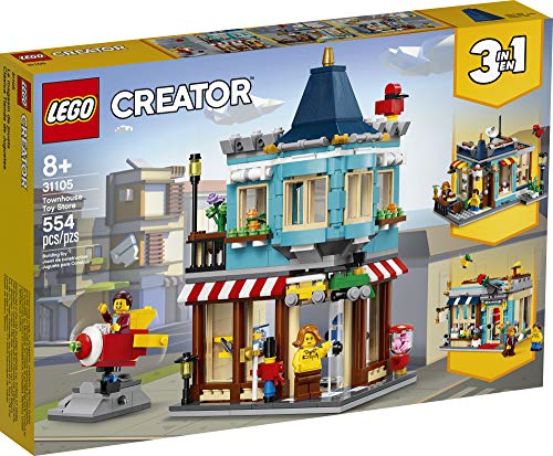 51u9dkv77TL - LEGO Creator 3in1 Townhouse Toy Store 31105, Cool Buildable Toy for Kids Building Kit, New 2020 (554 Pieces)