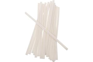 Cabilock 20pcs White Pp Welding Rods Plastic Welder Repair Strips for Car Bumpers with Wear Resistance