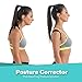 CAMP BEN Slim Posture Corrector for Women and Men (Large Black) | Kyphosis Hunchback | Shoulder and Back Support Brace | Clavicle Collarbone Support | Pain Relief from Slouching