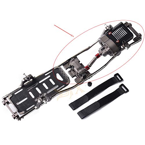 CNC Complete Front Gearbox Transmission Box with Gear for Axial SCX10 1/10 RC Crawler Car