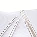 Lihit Lab N1640-1 Open Ring Notebook, Twist Notebook, A5, 24 Holes, 100 Leaf, Milky White