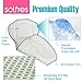 Solfres Hydro Gel Car Seat Cooler Mat for Baby. No Refrigeration Needed. Carseat and Stroller Cooling Pad Cushion Liner with Breathable 3D Mesh Anti-Slip Back. for Kids Toddlers 0-1 Yr 12-48 Months