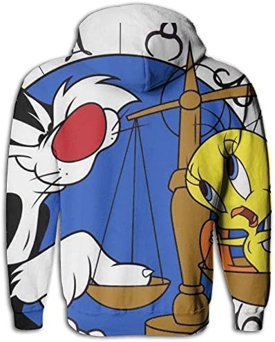 MFINDZZ Tweety Bird,Tweety Bird 3D Printed Pouch Pocket Drawstring Sweatshirt Hoodies Long Sleeve Pullover Hoodie