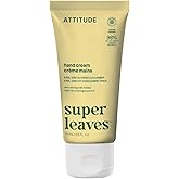 ATTITUDE Hand Cream, EWG Verified, Plant and Mineral-Based, Vegan Personal Care Products, Earl Grey & Fresh Cucumber Scent, 2.5 Fl Oz