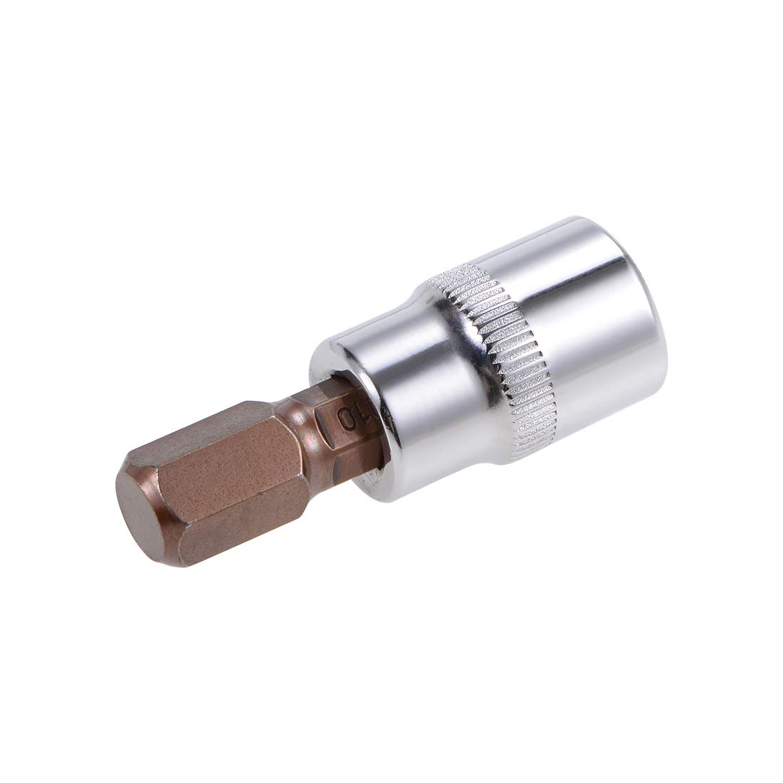 sourcing map 3/8" Drive x 10mm Hex Bit Socket, Standard Metric, S2 & Cr-V Steel
