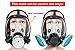 Trudsafe Complete Suit 6800 Reusable Full Face Respirator for Painting, Polishing, Welding and Dust, 2 Kinds of Connectors, Gas Cover Respirator with Organic Vapor Filter